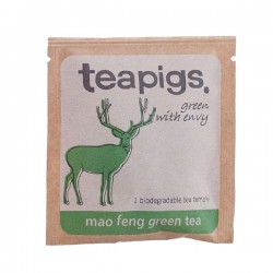 Teapigs Mao Feng green tea pyramid