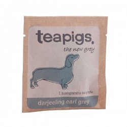 Teapigs Darjeeling Earl Grey pyramid melnā tēja piramīda maisiņā