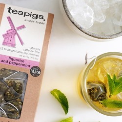 Teapigs Liquorice & Peppermint tea pyramid