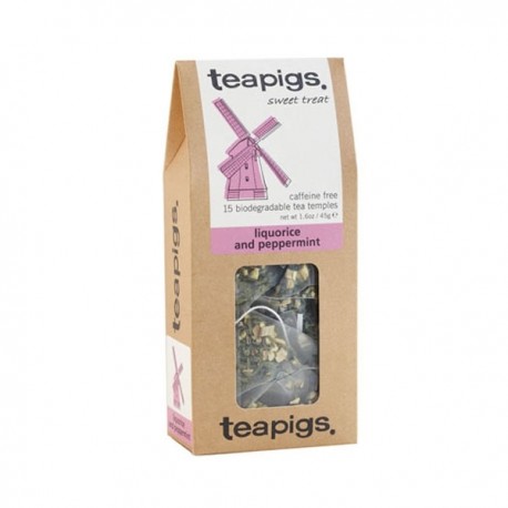 Teapigs Liquorice & Peppermint tea pyramid