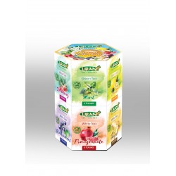 Liran Hexohonal White and Green Tea collection 96 bags x1.5g