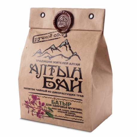 Altyn Bai tea drink from wild herbs BATIR for men health 100g