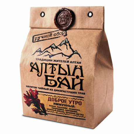 Altyn Bai tea drink from wild herbs GOOD MORNING immunity 100g