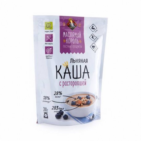 Flax porridge with milk thistle flour Oil King 300g