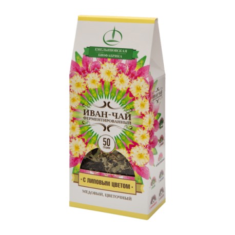 Ivan Tea Rose Bay Willow Herb Tea leaves with linden flowers 50g