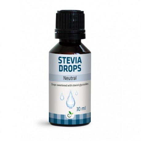 Stevia Drops neitrāla garša 30 ml