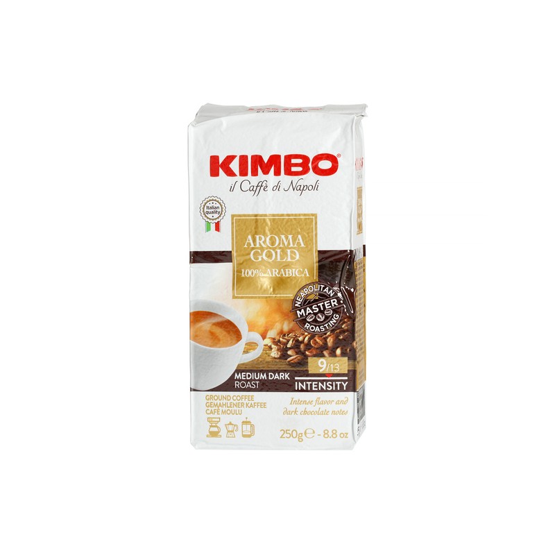 Ground coffee Kimbo Aroma Gold 250g